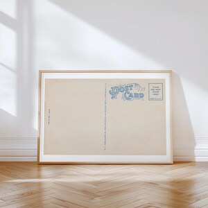 Stampa su tela con cartolina vintage, stampe murali retrò, decorazioni per la casa e l'ufficio
