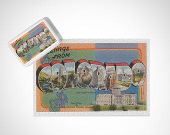 Rompecabezas de 1000 piezas "Saludos desde Colorado"