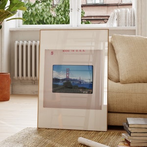 Golden Gate Bridge Poster, Vintage San Francisco, San Francisco Wall Art, Trendy Wall Art, Unique Vintage Wall Decor