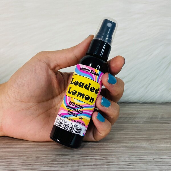 Air Freshener deodorizer spray Loaded Lemon. Our non-oily clean scents are perfect for your home, car or linens! 2oz bottle