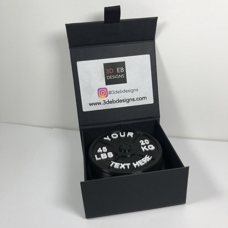 Personalised Drink Plates Weight Plate Novelty Gym Coasters Etsy