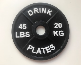 Enkele drinkplaat - Gewichtplaat Nieuwigheid Gym Coaster