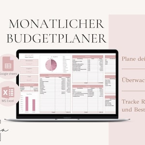 Monthly Budget Planner German