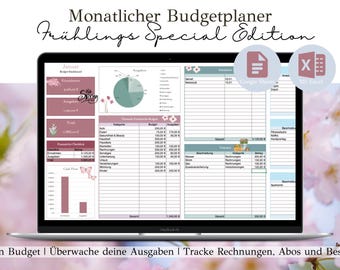 Monthly Budget Planner *Spring Special Edition*