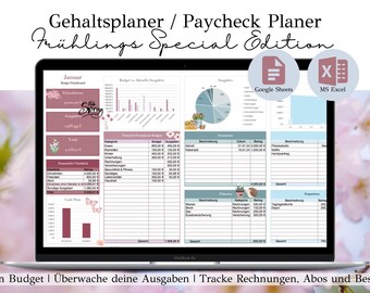 Salary Planner German *Spring Special Edition*