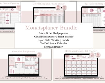 Monthly Budget Planner Bundle