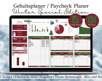 Salary Planner German *Winter Special Edition*