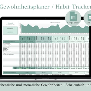 Habit planner German
