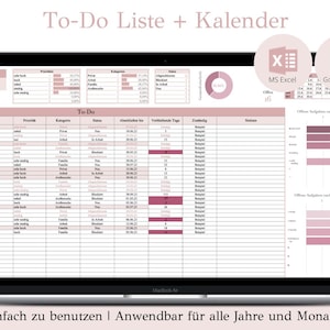 To-do list and calendar