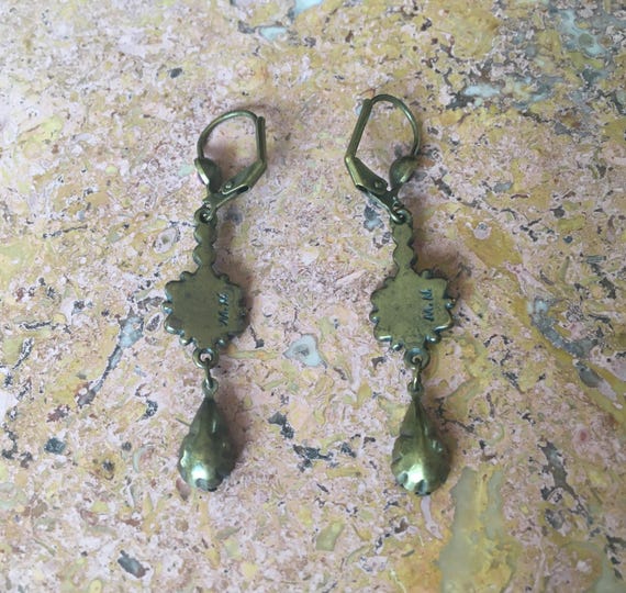 Signed Michal Negrin Opal n Multi Flowers Necklac… - image 3