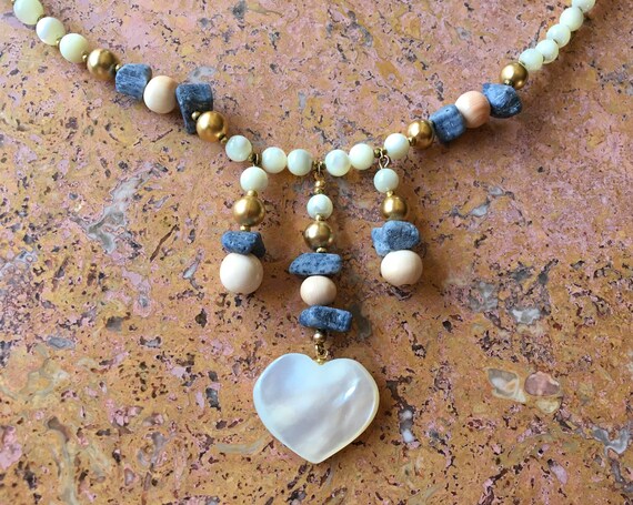 Signed Miriam Haskell Multi Color Stones & Beads … - image 1