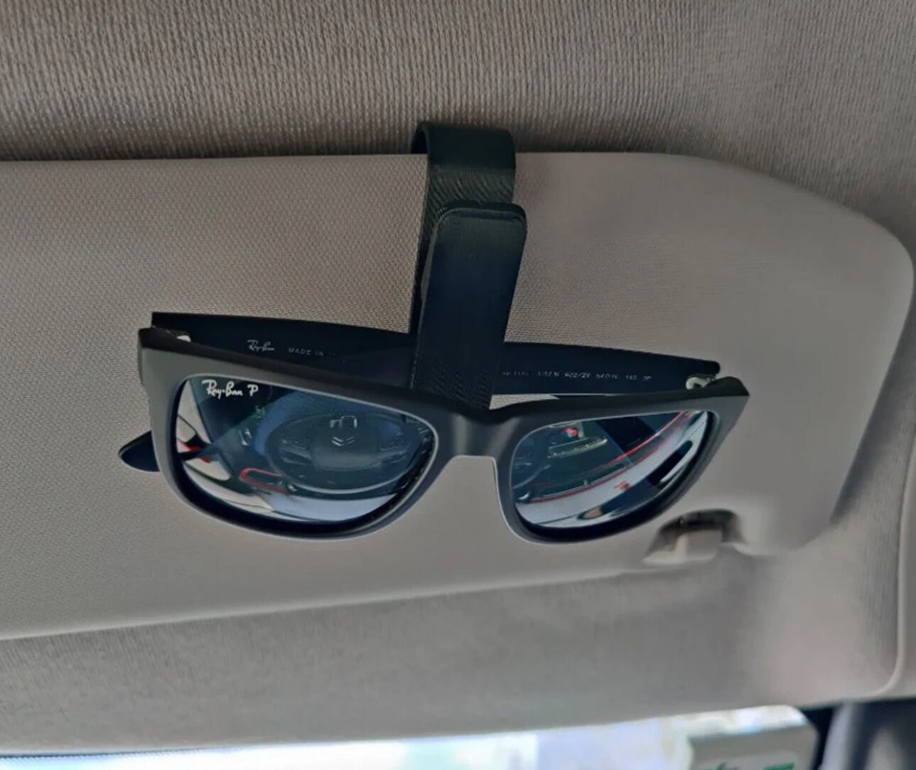 WILSEM Auto Sonnenbrillenhalter Clip Auto Brillenetui Tragbar Für