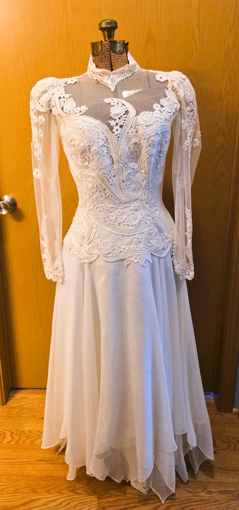 chinese dress ladies Handkerchief Anniversary Dress - Salt