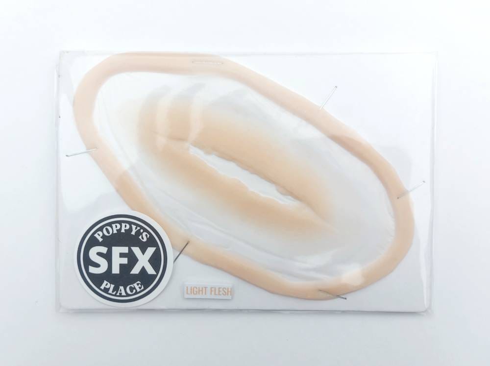 Slashed Throat Wound Stick On Mutilations Disguises Unisex main image 1