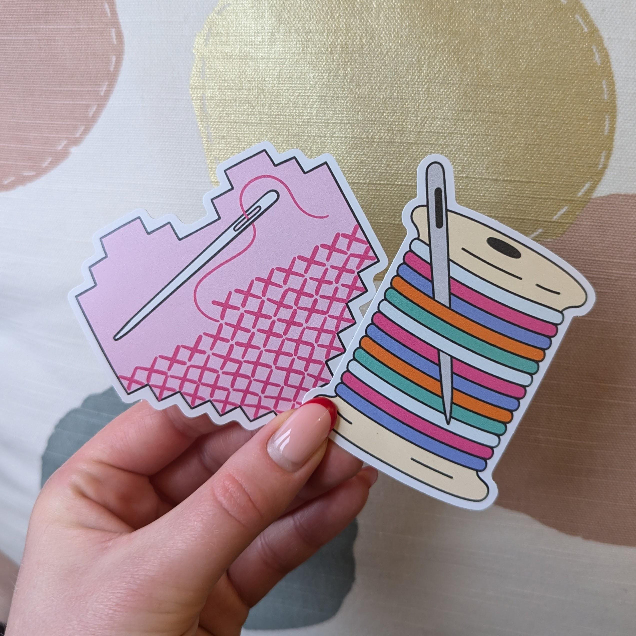 Bobbin Sticker, Die Cut Sticker, Sewing Sticker - Etsy