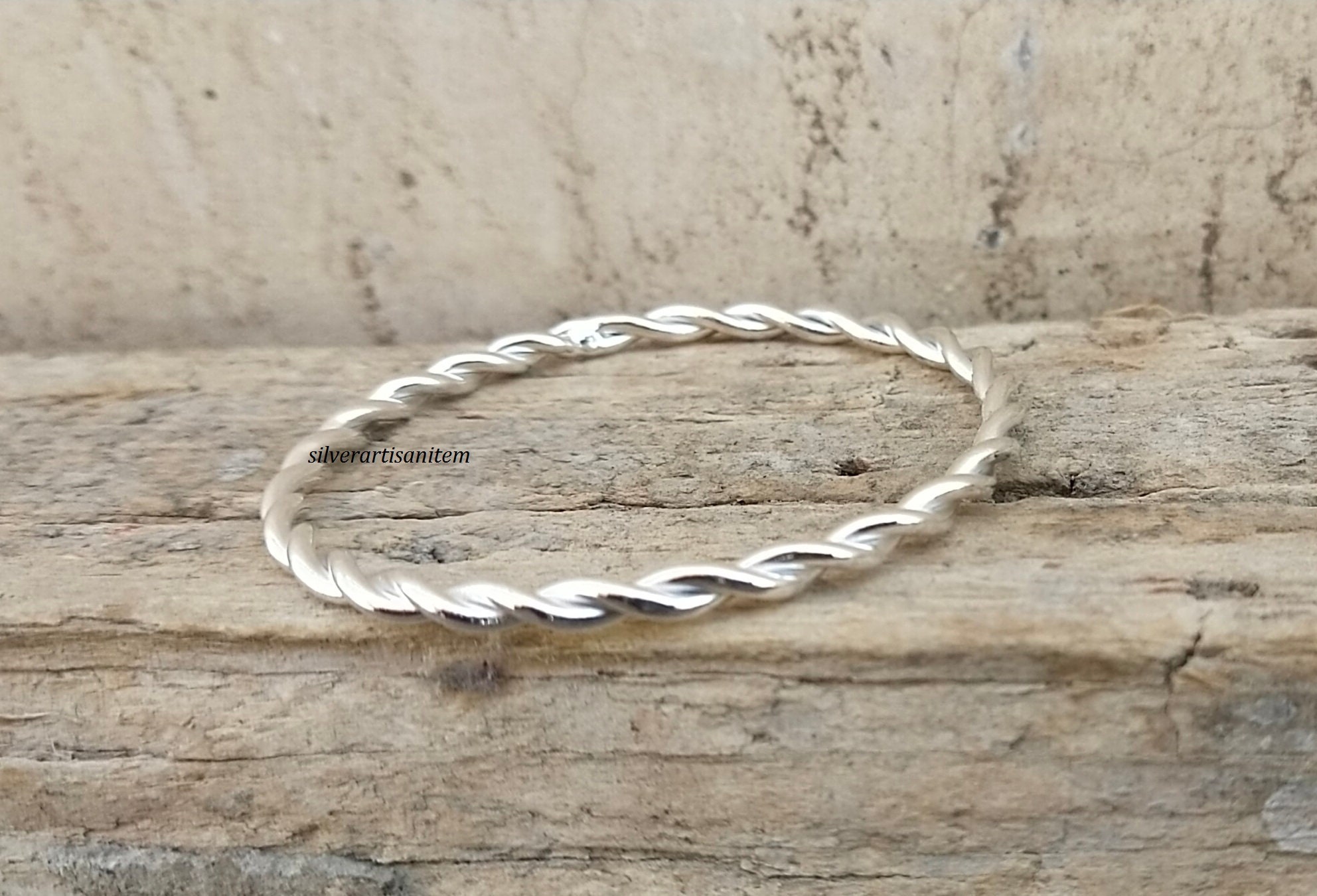 ブレスレット WILLIE and DUFFY Custom stamped bangle silver 925 handmade Will Denetdale Native Navajo Sterling Silver & Turquoise