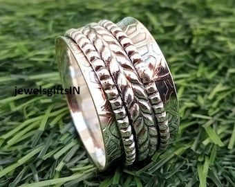 Spinner Ring,Fidget Flower Spinner For Women,Gift for her