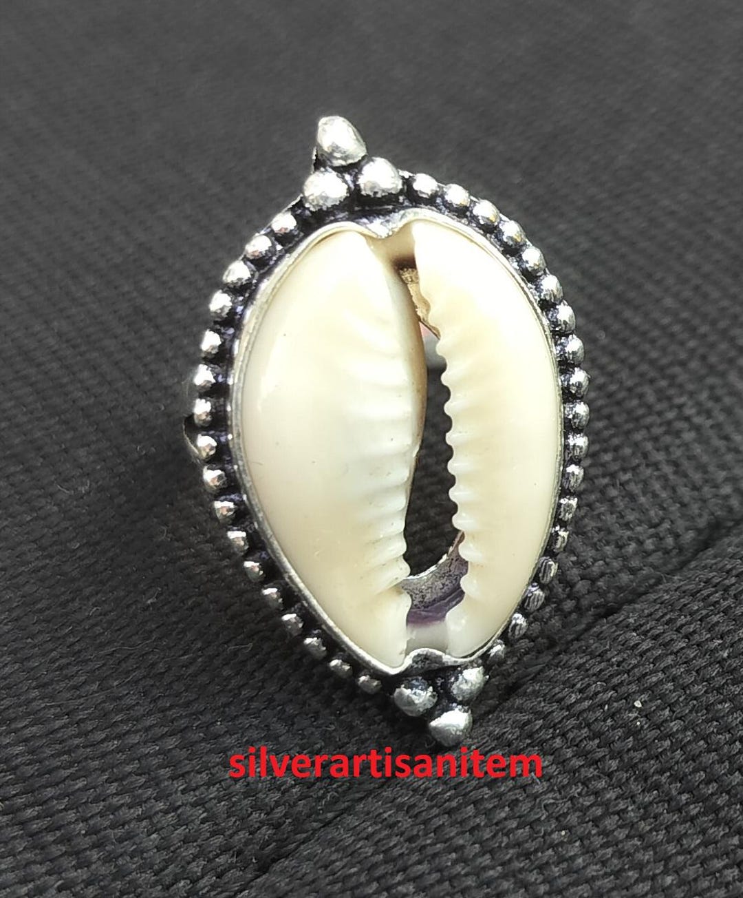 Shell 925 Ring Cowrie Shell 925 Sterling Silver Ring,handmade Boho Jewelry, - Etsy