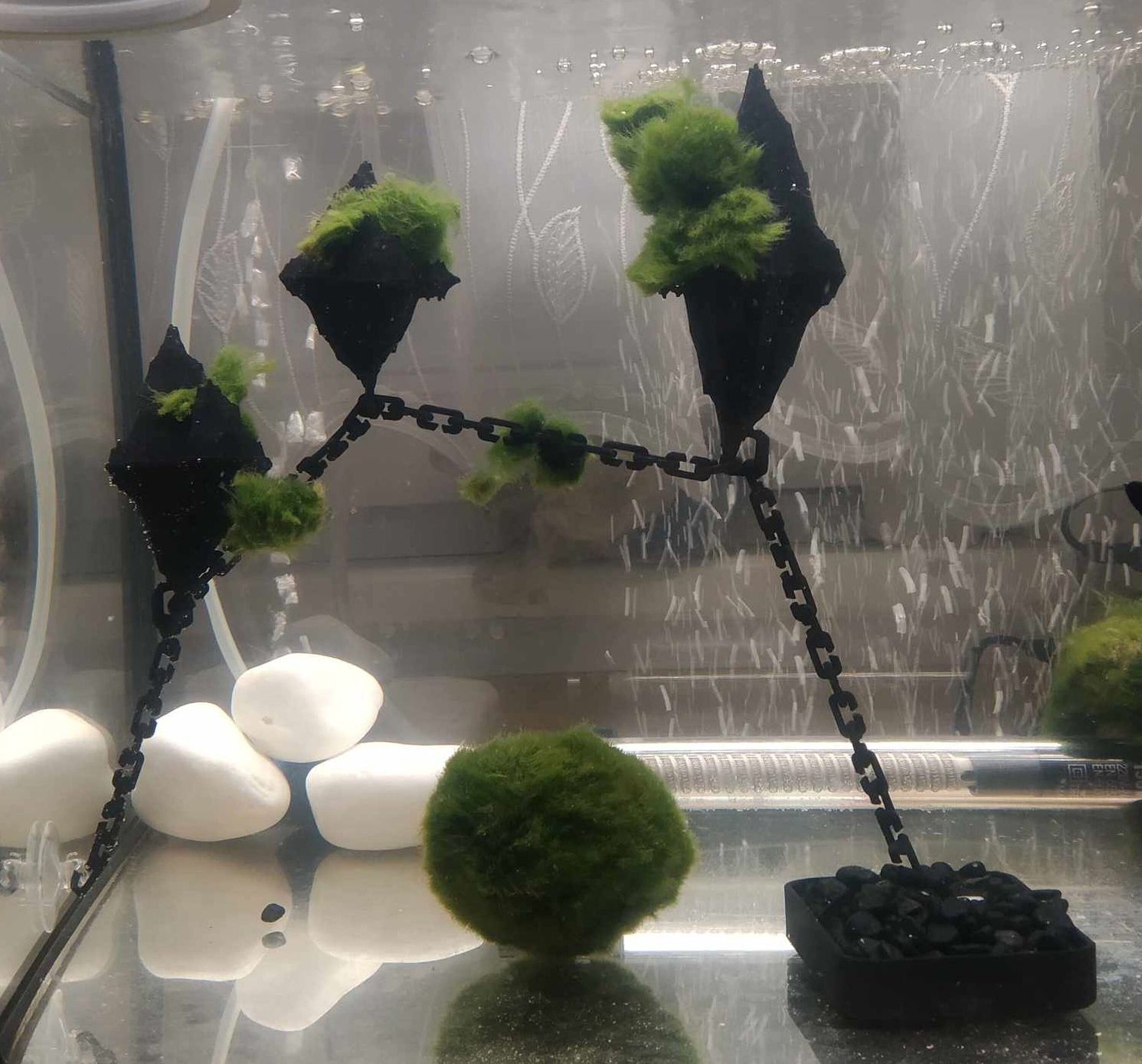 Ornament for Decorating the Aquarium. Floating Rocks/set. Any Chain ...