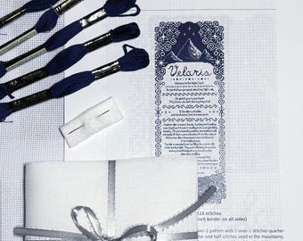 Velaris Sampler (KIT): Cross Stitch Kit + Pattern