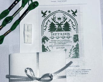 Terrasen (Mini) Sampler (KIT): Cross Stitch Kit + Pattern