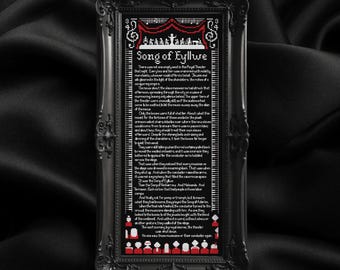 Song of Eyllwe Sampler | Cross Stitch Pattern PDF Download