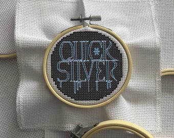 Quicksilver (Fae & Alchemy Series) | Cross Stitch Pattern, Ornament (PDF Download)