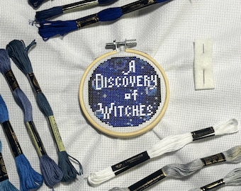 Discovery of Witches: Cross Stitch Kit + Pattern (All Souls Trilogy)