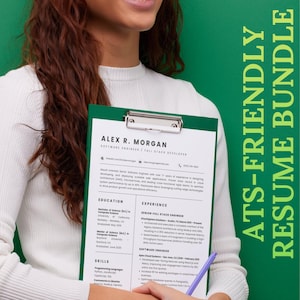 ATS-Friendly Software Engineer Resume Bundle, Canva Template (Digital Download)