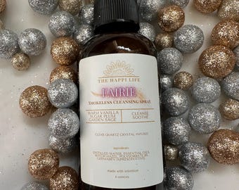 Spray limpiador herbal sin humo Fairie (ciruela azucarera, salvia, vainilla)