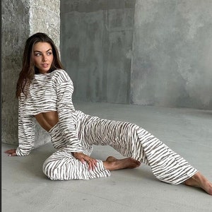 Winter Warm Sexy Women Thermal Tops&Bottom Long Johns Nightwear