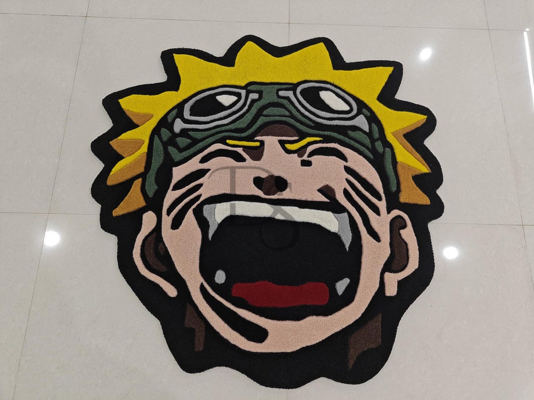 Tgc Rug Handmade Naruto Rug: Vibrant Anime Design, Tufted Wool Rug - Etsy