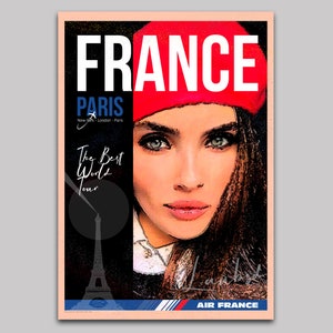 Poster France, Paris, Vintage Poster, Bestseller, Poster Download, Art, Digital Download