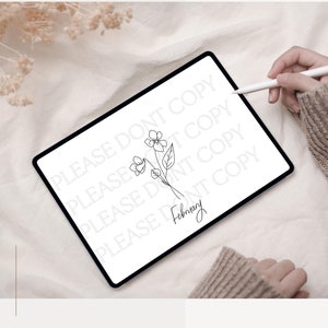 Birth Month Flower February , Birth Flower Tattoo design, Birth Flower, Violet Tattoo Design, Birth Flower Tattoo Bouquet, Flower