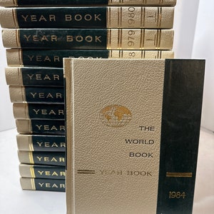 World Book Yearbook - Etsy