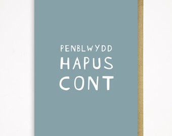 Penblwydd Hapus C*nt Card