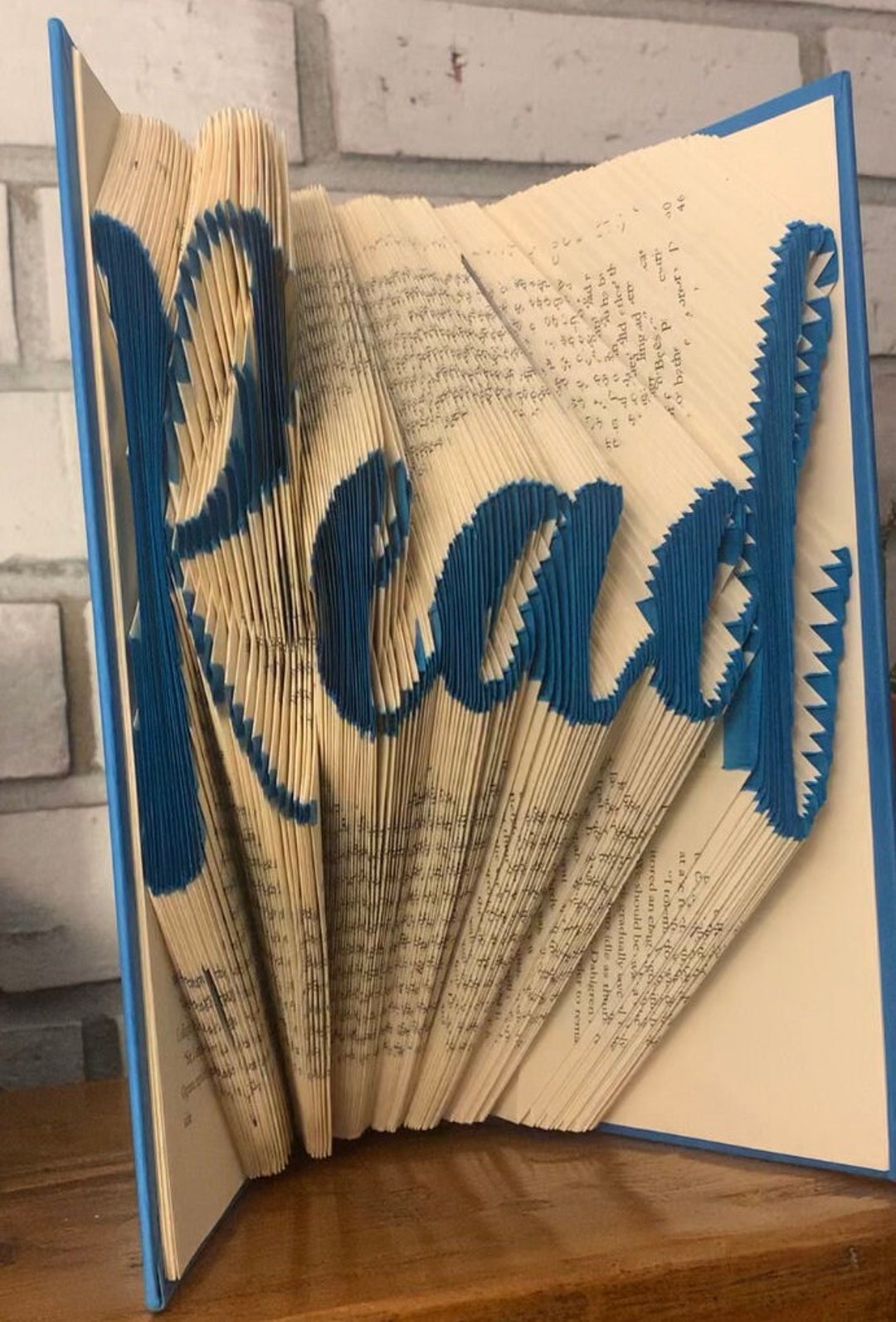 Read Book Folding Pattern Etsy