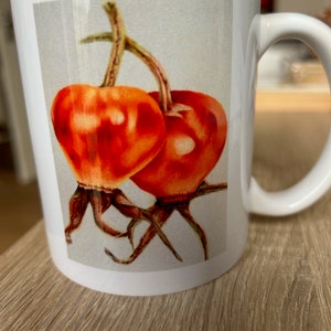 Rose Hips China Mugs