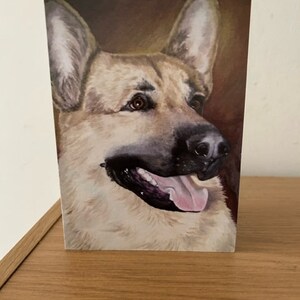 De Kaarten van de Groeten van de Kunst van de Duitse herder Fijne