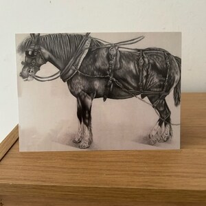 Cartes de voeux Fine Art Heavy Horse