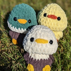 Fidget Toy Crocheted Birds