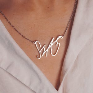 BTS JIN Signature Necklace, BTS Kim Seok Jin Necklace, bts Merch, bts Jewelry, KPop Necklace, Army collectible, Army Gift