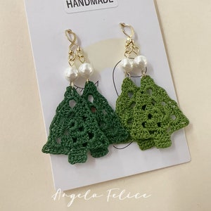Orecchini smaltati pendenti arancio e nero - Mya Accessories