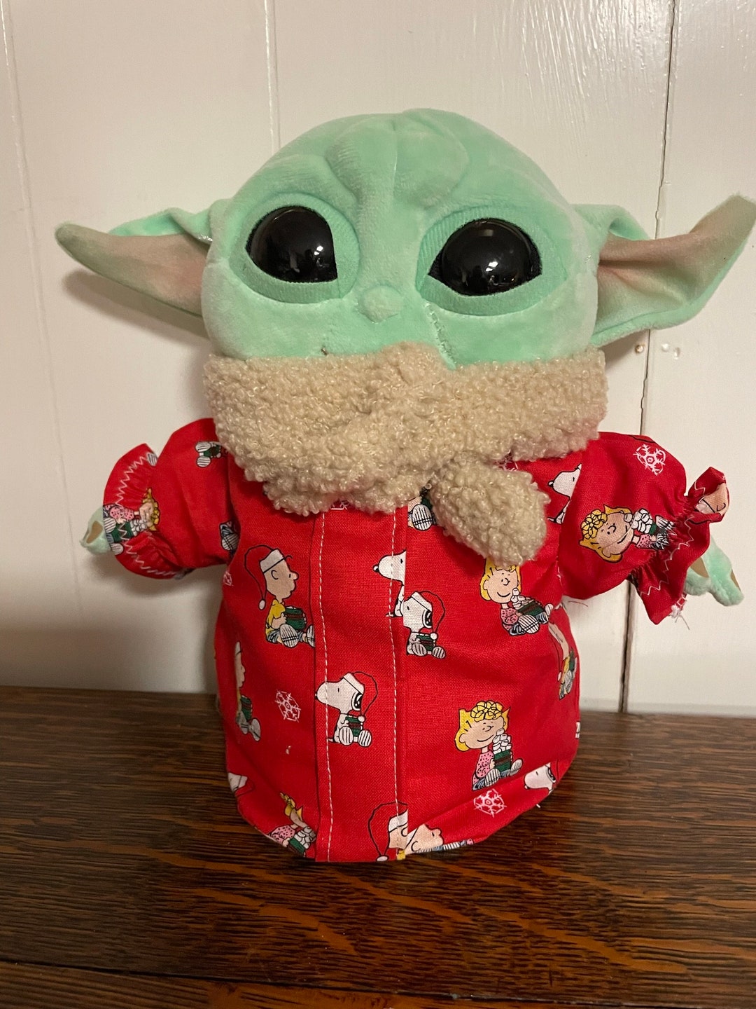 Red Charlie Brown Christmas Baby Yoda Plush/baby Yoda Plush 8, the