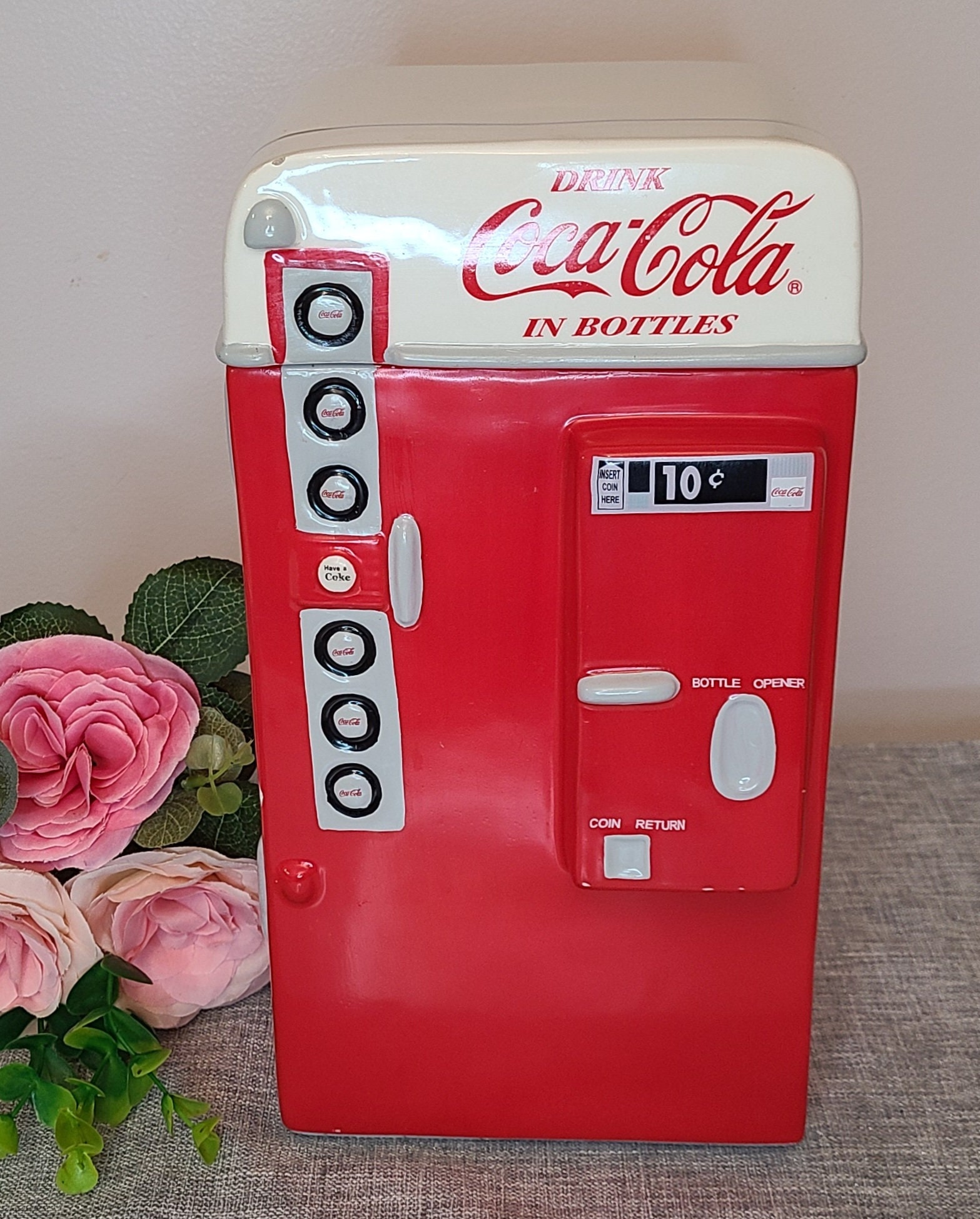 GIBSON 2001 Coca Cola Vending Machine Cookie Jar - Etsy
