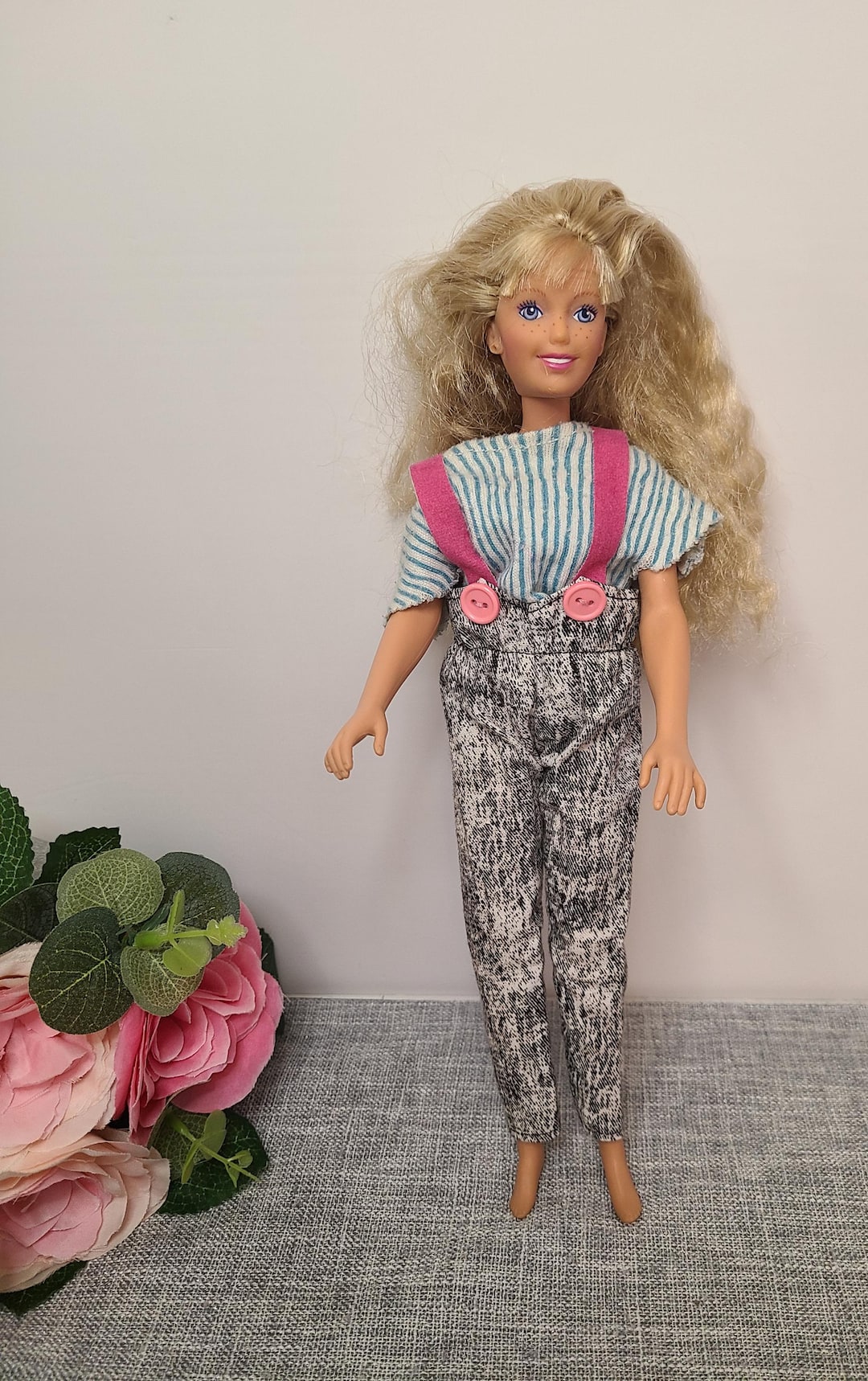 Figurine Maxi Doll 80's Vintage 1984 Hasbro Maxie Doll Blonde