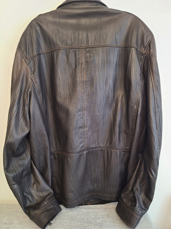 Vintage Danier Mens Vintage Genuine Leather Jacke… - image 8