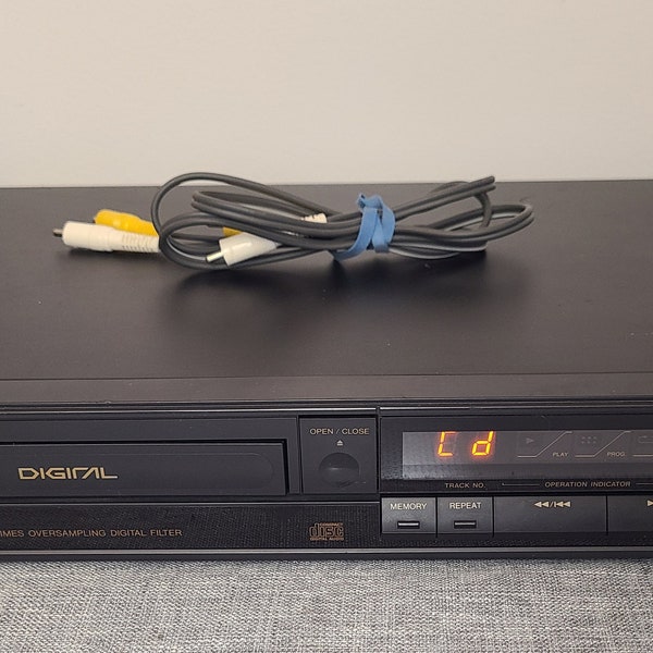 Vintage Sanyo CP770 CD Player, 1980's, Tested