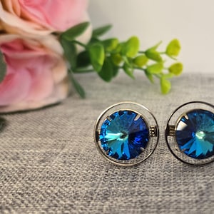 Stunning Vintage Silvertone Cufflinks