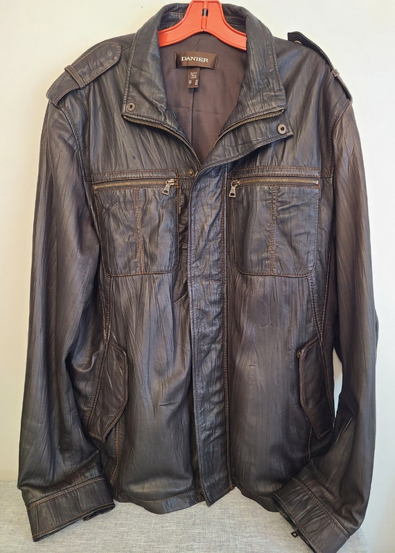 Vintage Danier Mens Vintage Genuine Leather Jacke… - image 1